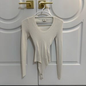 Abercrombie & Fitch Scoop Neck Sweater Bodysuit